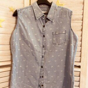 Demin Sleeveless Top/Coat